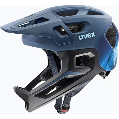 uvex Детска велосипедна каска UVEX React Fullface Jr dusk blue matt