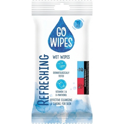 GoWipes univerzální osvěžující vlhčené ubrousky 15 ks