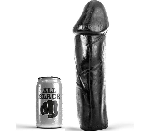 All black dong 28 cm without testicles