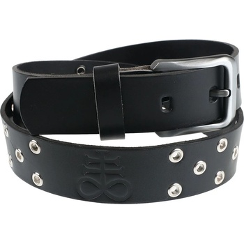 Image 1 of Leather & steel fashion Колан Левиатан - черен - lsf2 41