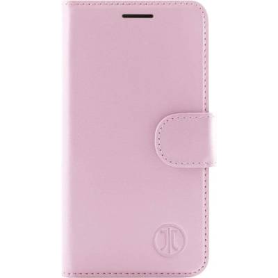 JT BERLIN LeatherBook Style Case - хоризонтален кожен (естествена кожа) калъф тип портфейл за Samsung Galaxy A3 (2017)(розов)
