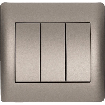 ELMARK Rhyme КЛЮЧ ТРОЕН СХ. 1 СИВ МЕТАЛИК (11724)