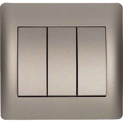 ELMARK Rhyme КЛЮЧ ТРОЕН СХ. 1 СИВ МЕТАЛИК (11724)