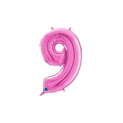 UNIQUE Nafukovacie číslice Fuchsia 66 cm 26 9
