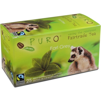 Puro Černý čaj Earl Grey Fair trade 25 x 2 g