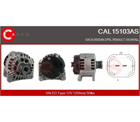 Alternátor CASCO CAL15103AS