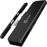 j5create Докинг станция j5create JDD320B, за Surface Pro 4/5/6, USB-A Mini DP, Черен (J5-JDD320B)