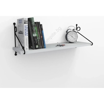 Image 1 of ASIR GROUP Етажерка SERAMONI 27x72 cм бяла (AS1311)