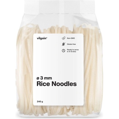 Vilgain Rýžové nudle 3 mm 240 g – Zbozi.Blesk.cz