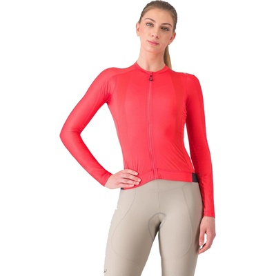 Castelli Espresso W LS Hibiscus/Dark gray