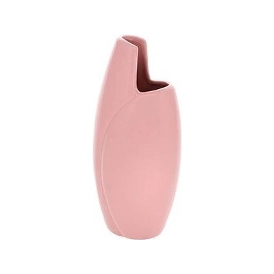 Váza keramická 27cm CUT růžová
