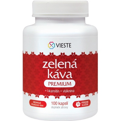 Vieste Zelená káva Premium 100 tablet