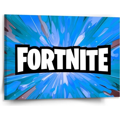 Sablio Obraz FORTNITE modrá: 150x110 cm