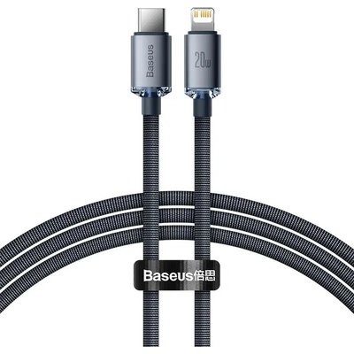 Baseus CAJY000201 Crystal Shine Series Datový, USB-C - Lightning