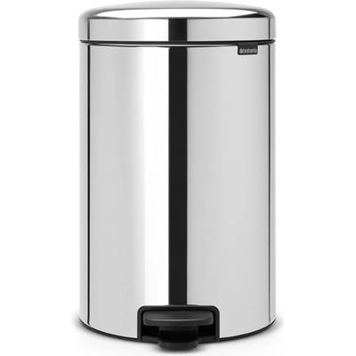 Brabantia Кош за смет с педал Brabantia NewIcon 20L, Brilliant Steel (649040)