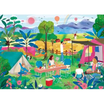 Pieces & Peace - Puzzle Summer Camping - 1 500 piese