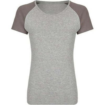 Miners mate Dámské tričko MY120 Heather Grey