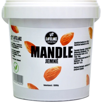 Lifelike Mandľové maslo jemné 1 kg