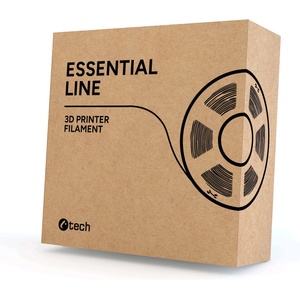 C-Tech 3DF-E-PETG-1.75-BK 3D филамент, ESSENTIAL LINE, PETG, 1, 75mm, 1000g, Черен (Black) (3DF-E-PETG-1.75-BK)