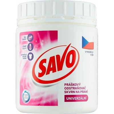 Savo Práškový odstraňovač škvŕn univerzálny 450 g
