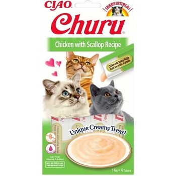 Churu Cat Chicken with Scallop 4 x 14 g
