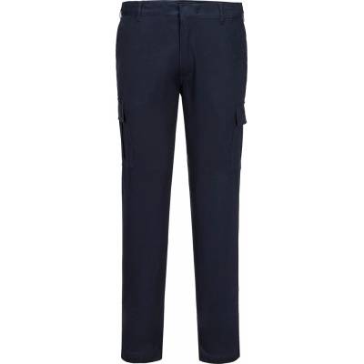 Portwest S231 Streč Slim Combat nohavice Námornícka modrá