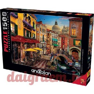 Anatolian Пъзел anatolian 4553 - 1500 части - Кафене във Венеция (p4553)