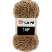 YarnArt Baby 218 hnedá