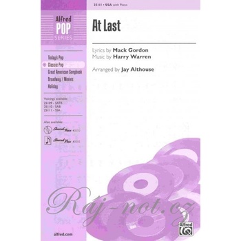 AT LAST pre zbor SSA a klavír