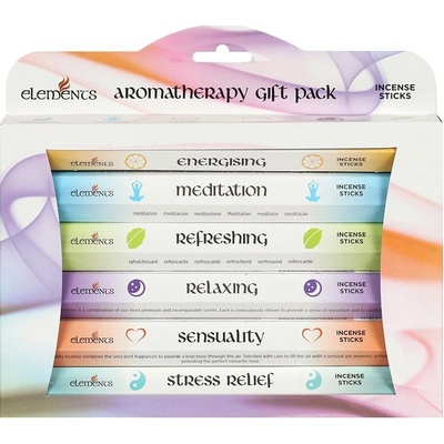 Elements Aromatherapy Vonné tyčinky 6 x 20 ks Dárková sada