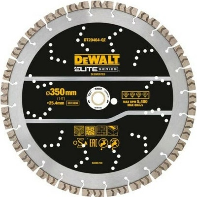 DeWalt DT20464 Segmentový diamantový pilový kotouč 350 mm