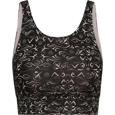 Hey Honey Дамски спортен сутиен Hey honey Women's Bustier Samadhi Sports bra - Black / Dove - размер XS (114-3338-0111)
