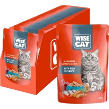 Wise Cat s rybou v jemnej omačke 24 x 100 g