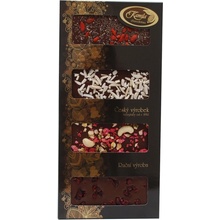 Kamila Chocolates Tabulky hořkých čokolád s posypem MIX 4x50 g