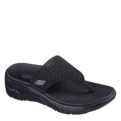 Дамски сандали Skechers Go Walk Arch Fit 2.0 Sandal Flat Sandals Womens - Black