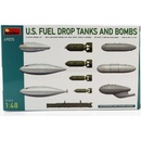 U.S. Fuel Drop Tanks and Bombs w/ PE&decals MiniArt 49015 1:48