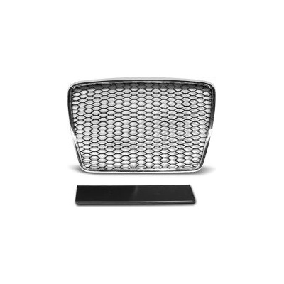 Решетка без емблема Audi A6 С6 (2008-2011) - RS Look с хром рамка