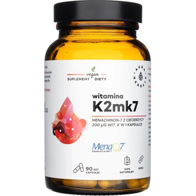 Aura Herbals Vitamin K2mk7 200 mcg 90 kapslí