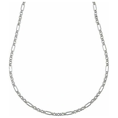 InfinitySilver Strieborná retiazka rolo s oválmi 1425035F45