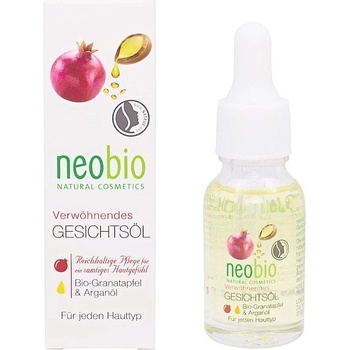 NEOBIO Pleťový olej Bio Granátové jablko & Argan 15 ml