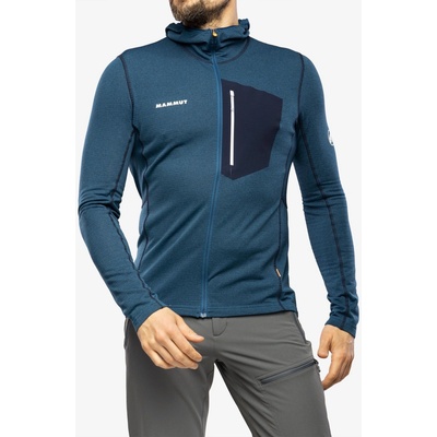 Mammut Aenergy light ML hooded Jacket deep ice/marine