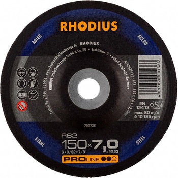 Rhodius Brusný kotouč 150 x 7,0 x 22,23 mm 200238