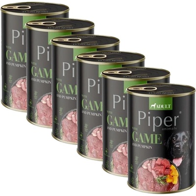 Dolina Noteci Консерва Piper Adult с дивеч и тиква 6 x 400 г