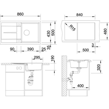 Image 1 of BLANCO METRA 5 S (517349)
