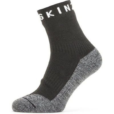 Sealskinz Nepremokavé ponožky WP Warm Weather Soft Touch Ankle čierna/sivá