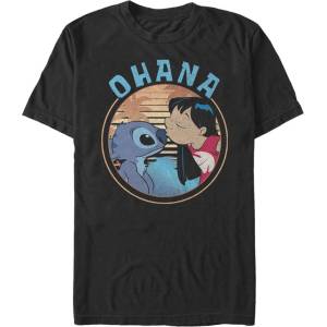 ZOOT. Fan Черна мъжка тениска Disney Lilo And Stitch Ohana ZOOT. Fan | Cheren | МЪЖЕ | L