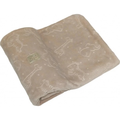 Esito Dvojitá dětská deka mikroplyš ZOO Beige