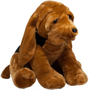 Плюш АМЕК Голямо плюшено куче Басет, кафяв