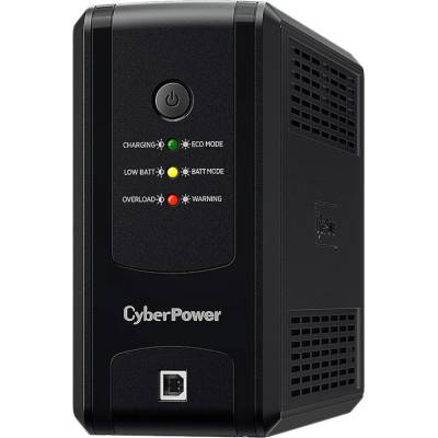 CyberPower UPS с AVR, 850VA/425W, Line-Interactive, 3x Schuko, Runtime at 90W ( min ): 20, Surge and Spike protection; GreenPower UPS; UT850EG (UT850EG)