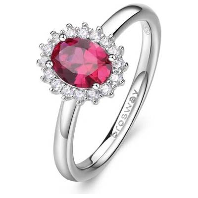 Brosway prsten Fancy Passion ruby BWFPR75